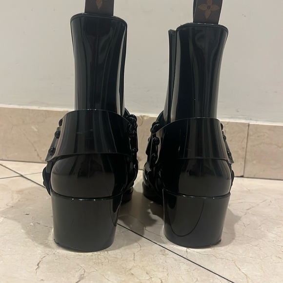 Louis Vuitton Rhapsody ankle rain boot EUC size 39 - Picture 11 of 16